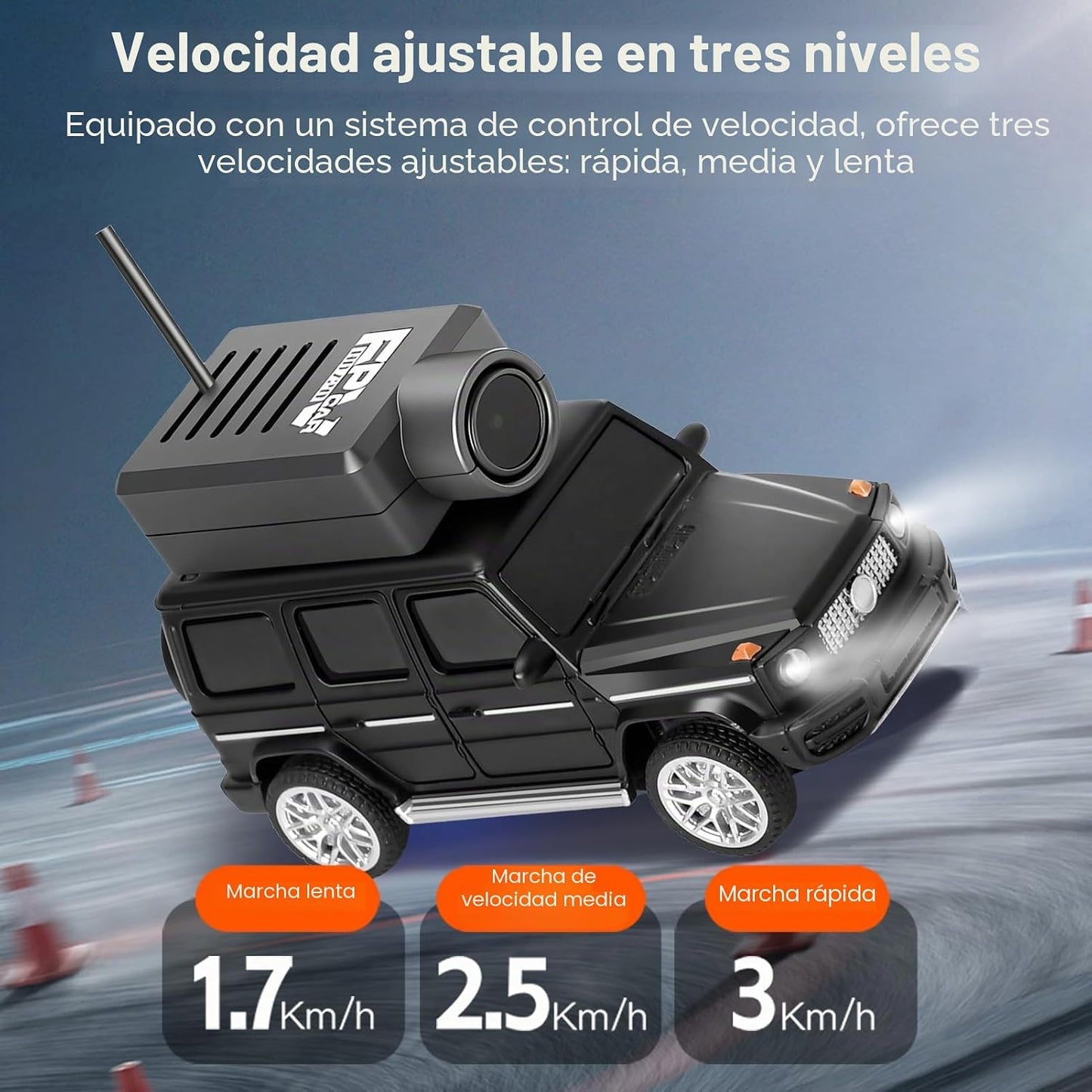 Mini Auto RC con Cámara HD en Tiempo Real